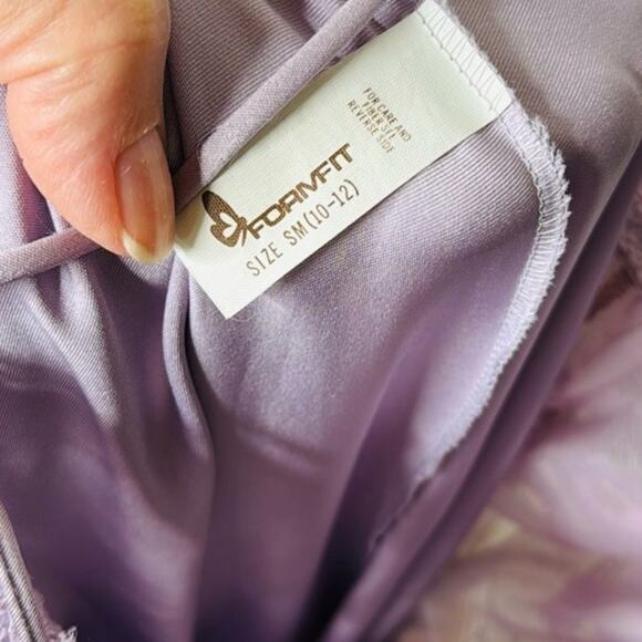 FormFit Lavender Lace Maxi Slip - Picture 6 of 6